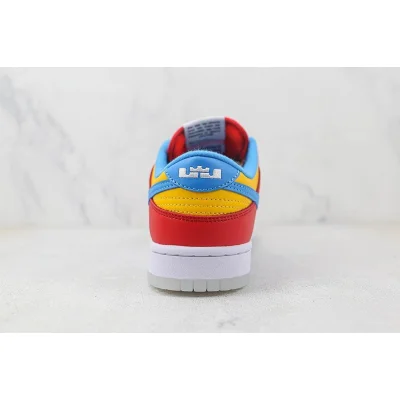 LeBron James x Fruity Pebbles x Nike Dunk Low "Red/Blue/White/Yellow" фото № 8 LeBron James x Fruity Pebbles x Nike Dunk Low "Red/Blue/White/Yellow" фото № 8