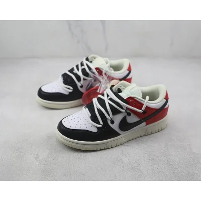 Nike Dunk Low Retro XD "Black/White/Red" фото № 5