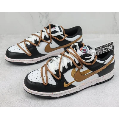 Nike SB Dunk Low "Black/Brown/White" фото № 5