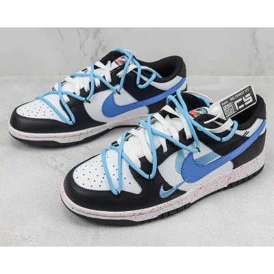 Nike SB Dunk Low "White/Blue/Black" фото № 5 Nike SB Dunk Low "White/Blue/Black" фото № 5