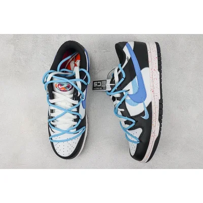 Nike SB Dunk Low "White/Blue/Black" фото № 7 Nike SB Dunk Low "White/Blue/Black" фото № 7