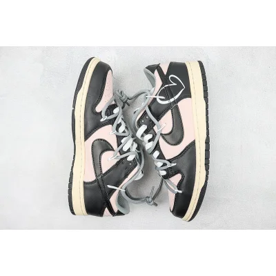 Nike Dunk Low "Black/Light Pink" фото № 6