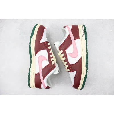 Nike SB Dunk Low "Burgundy/White" фото № 7
