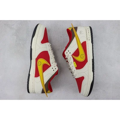 Nike SB Dunk Low "Red/Gold/Dark Brown" фото № 6 Nike SB Dunk Low "Red/Gold/Dark Brown" фото № 6