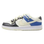 Nike Dunk Low "Double Lacing/Cream/Blue"