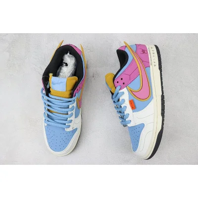 Saint Seiya x Nike Dunk Low "White/Blue/Crimson" фото № 6