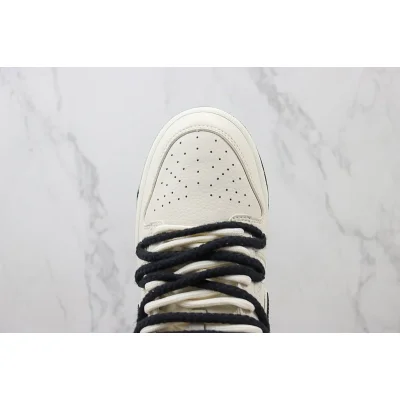 Stussy x Nike Dunk Low "Cream/Black" фото № 4