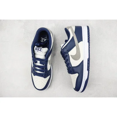 Nike Dunk Low "Summit White/Midnight Navy" фото № 6 Nike Dunk Low "Summit White/Midnight Navy" фото № 6