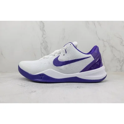 Nike Kobe 8 System "White/Court Purple" фото № 2