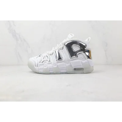 Nike Air More Uptempo "Chrome White/Blue Tint" фото № 2