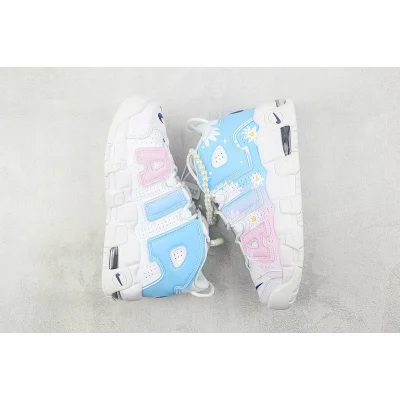 Nike Air More Uptempo 96 QS "White/Pink/Blue/Navy" фото № 7