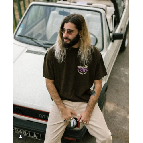 Футболка Represent Print Vintage "Brown"