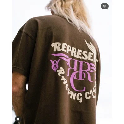 Футболка Represent Print Vintage "Brown" фото № 4