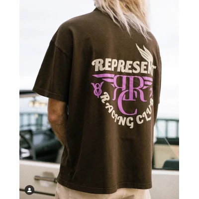 Футболка Represent Print Vintage "Brown" фото № 5