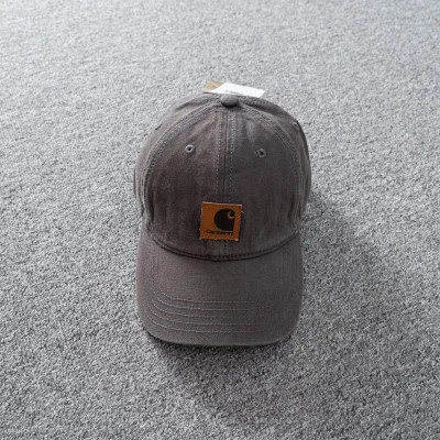 Кепка Carhartt With Brown Patch "Gray" фото № 2