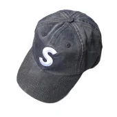 Бейсболка Supreme Logo With A Capital Letter "Gray"