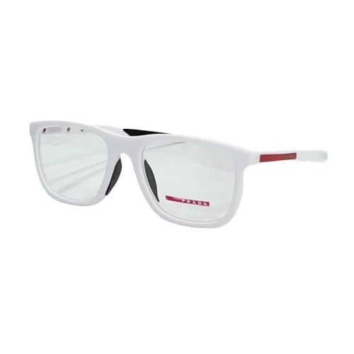 Оправа для очков Prada Square Frame With Line And Logo Side "White"