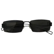 Солнцезащитные очки Balenciaga Thin Frame And Temples Decorated "Black"