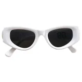 Солнцезащитные очки Balenciaga Wide Frame And Temples "White"