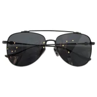 Солнцезащитные очки Chrome Hearts Thin Temples With Ornament "Black"