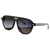 Солнцезащитные очки Chrome Hearts Patterns Along Temple "Black/Blue"