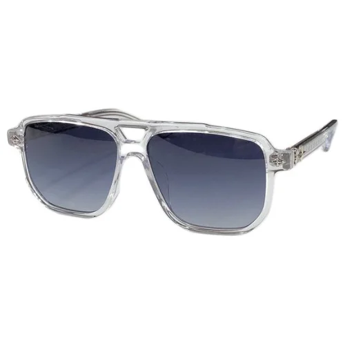 Солнцезащитные очки Chrome Hearts Decorated By Small Logo "White/Blue"