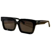 Солнцезащитные очки Chrome Hearts Wide Frame With Big Logo "Brown/Black"