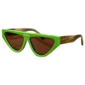 Солнцезащитные очки Off White Logo Inscription On The Bridge Of The Nose "Green"