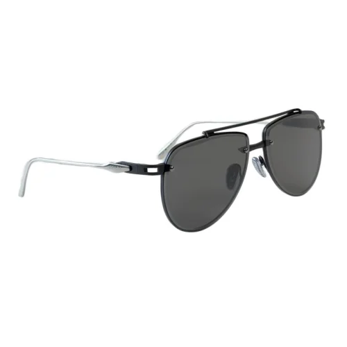Солнцезащитные очки Prada Aviator Shaped And Thin Frame "Black"