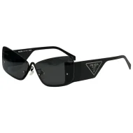 Солнцезащитные очки Prada Logo Inside Triangle On Temples "Black"