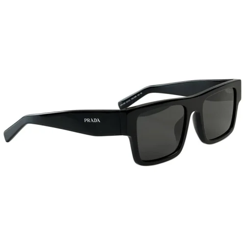 Солнцезащитные очки Prada Inscription On Temples And Rectangle Shaped "Black"