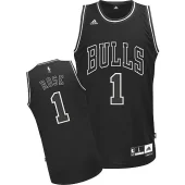 Баскетбольная Джерси Adidas Chicago Bulls №1 Derrick Rose "Black"
