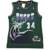 Баскетбольная Джерси Adidas Milwaukee Bucks 16 №34 Ray Allen "Green"