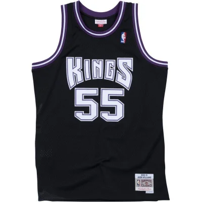 Баскетбольная Джерси Mitchell And Ness Sacramento Kings №55 Jason Williams "Black" фото № 2