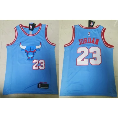 Баскетбольная Джерси NBA Chicago Bulls 19-20 №23 Michael Jordan "Blue" фото № 2 Баскетбольная Джерси NBA Chicago Bulls 19-20 №23 Michael Jordan "Blue" фото № 2