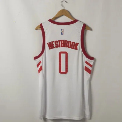 Баскетбольная Джерси Nike X NBA Houston Rockets №0 Russell Westbrook "White" фото № 6