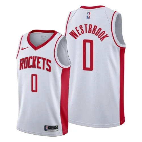 Баскетбольная Джерси Nike X NBA Houston Rockets №0 Russell Westbrook "White"