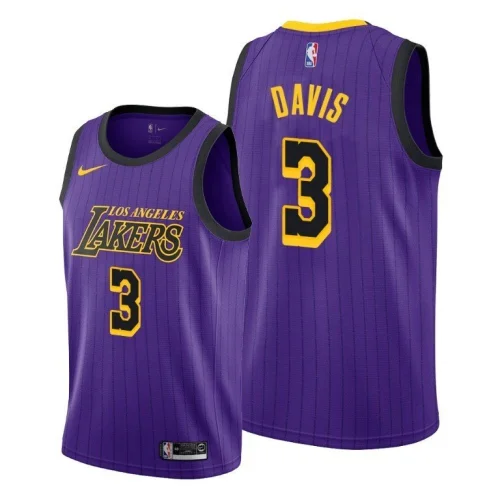 Баскетбольная Джерси Nike X NBA Los Angeles Lakers №3 Anthony Davis "Violet"