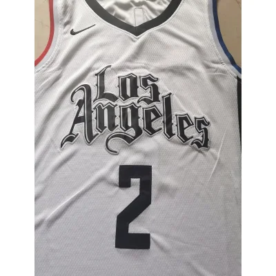 Баскетбольная Джерси Nike Los Angeles Clippers 19-20 №2 Kawhi Leonard "White" фото № 6