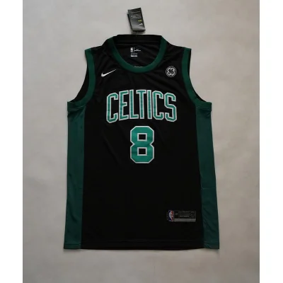 Баскетбольная Джерси Nike Boston Celtics №8 Kemba Walker "Black" фото № 5