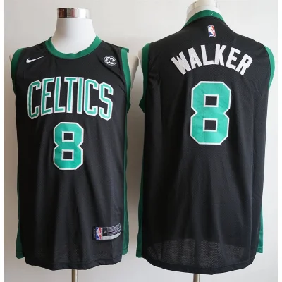 Баскетбольная Джерси Nike Boston Celtics №8 Kemba Walker "Black" фото № 4
