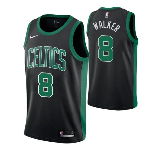 Баскетбольная Джерси Nike Boston Celtics №8 Kemba Walker "Black"