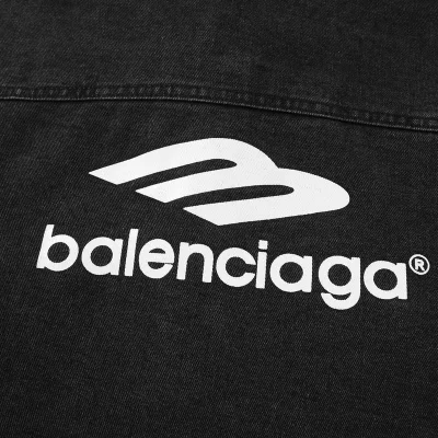 Джинсовая Куртка Balenciaga Daily Style "Black" фото № 5