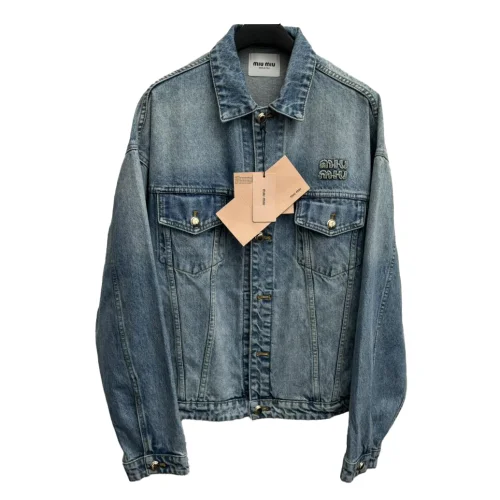 Куртка Burberry Frontside Clear Blue Logo Miu Miu "Blue"