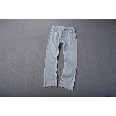 Джинсы Askyurself Ripped Brand Patch "Blue/Gray" фото № 8