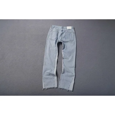 Джинсы Askyurself Ripped Brand Patch "Blue/Gray" фото № 9