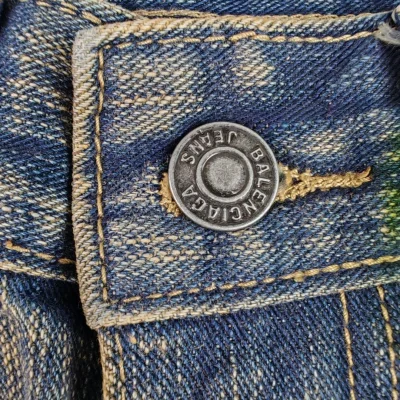 Джинсы Balenciaga Vintage "Indigo" фото № 4