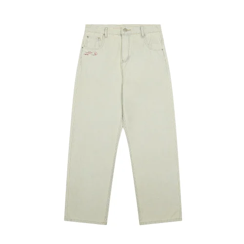 Джинсы Derschutze Stitch "Off-White/Pink"