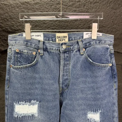 Джинсы Gallery Dept Light Blue Patches "Blue" фото № 2