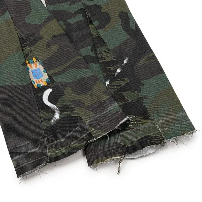 Джинсы Gallery Dept. LA Flare Camo "Green Camouflage" фото № 4